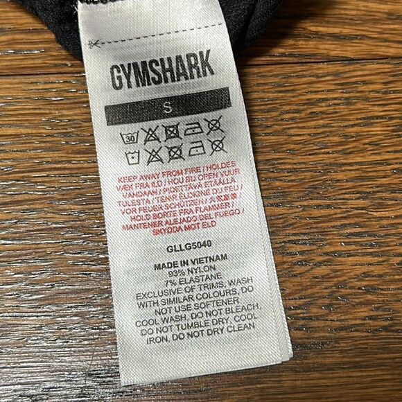 Gymshark Black Seamless Moto Look Leggings - Size Small - Picture 2 of 11